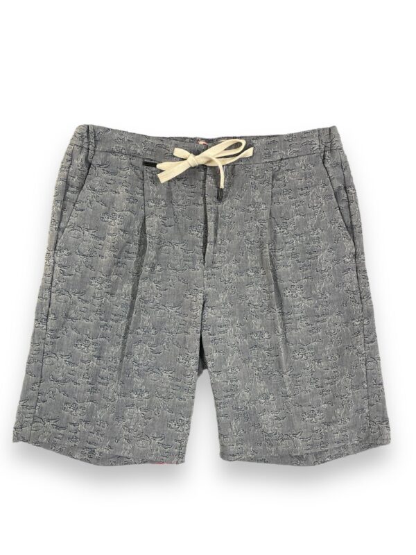 BERMUDA CON COULISSE FANTASIA COLOR GRIGIO