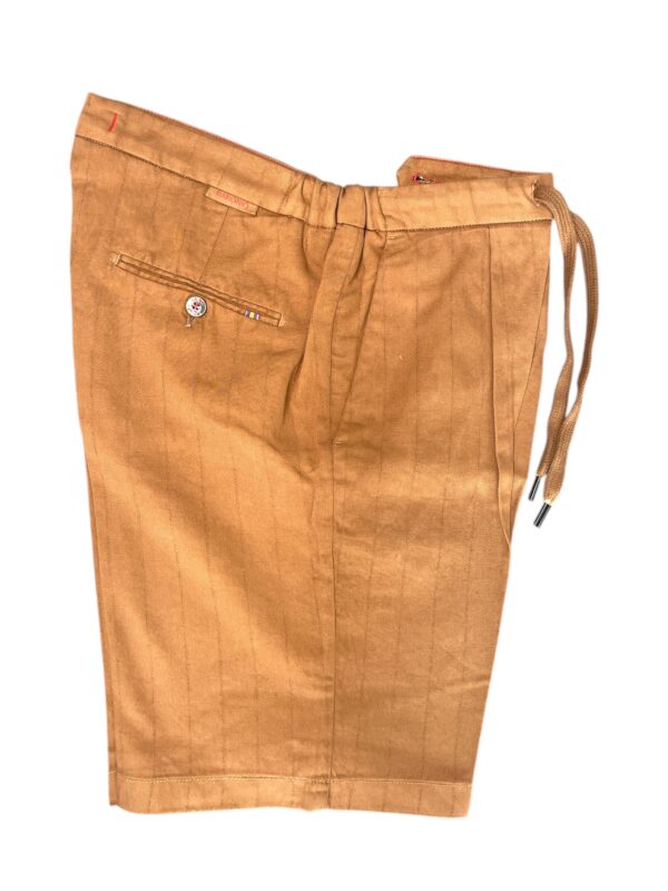 BERMUDA CON COULISSE IN COTONE COLOR ARANCIO