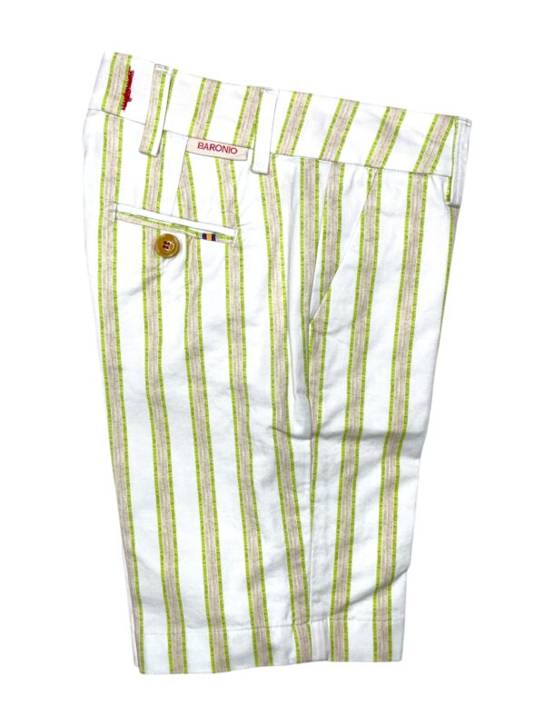 BERMUDA KIDS FANTASIA IN GABARDINE COLOR RIGHE BEIGE