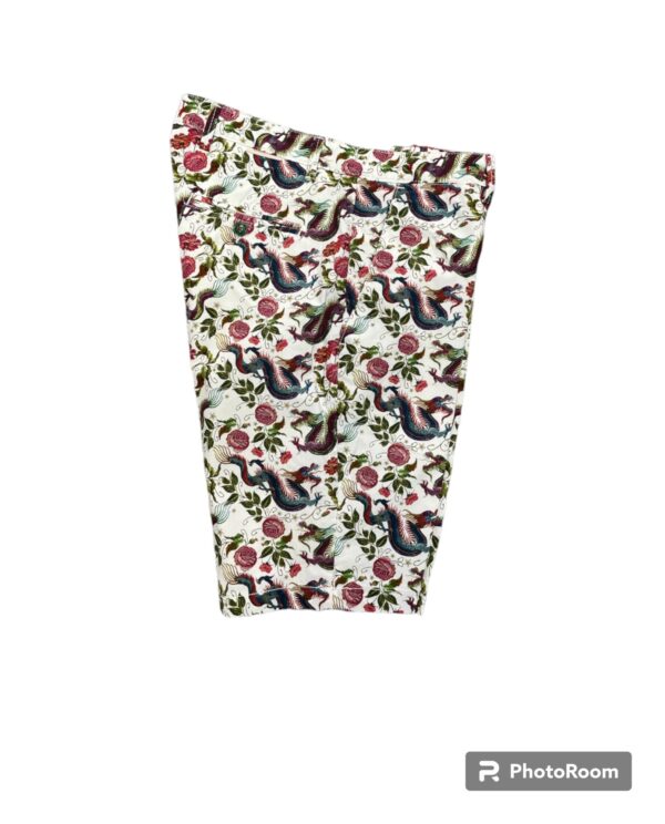 BERMUDA REGULAF FIT JAPANES ART COLOR FLOREALE