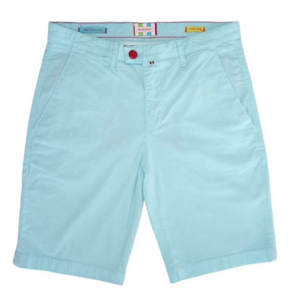 BERMUDA REGULAR FIT IN COTONE SEERSUCKER COLOR ACQUAMARINA