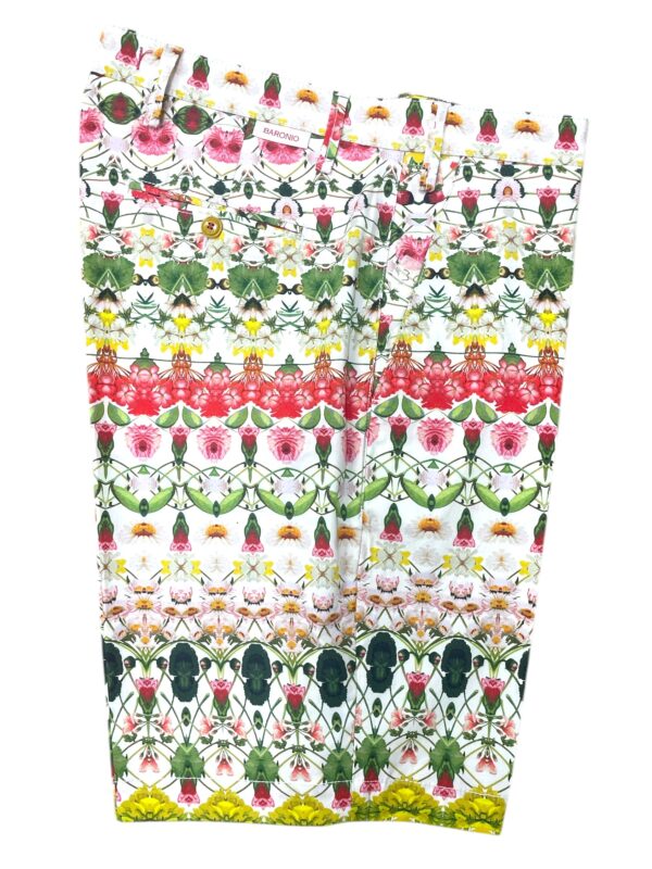 BERMUDA REGULAR FIT IN GABARDINE COLOR FLOREALE