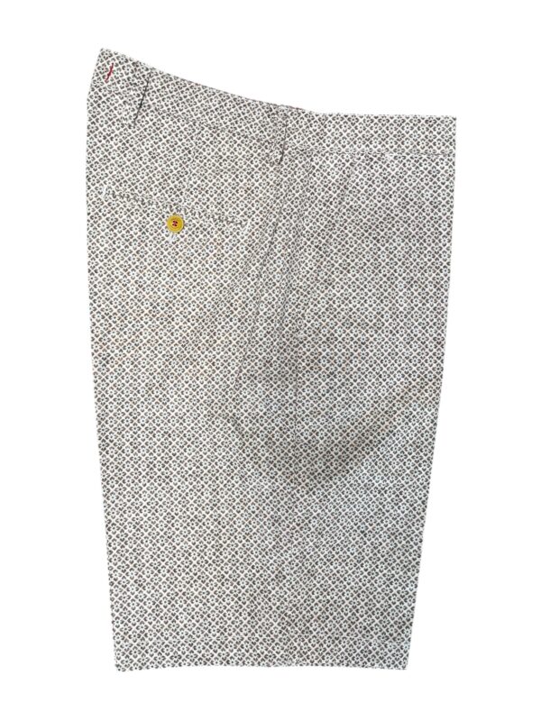 BERMUDA REGULAR FIT IN GABARDINE COLOR MICRO FANTASIA