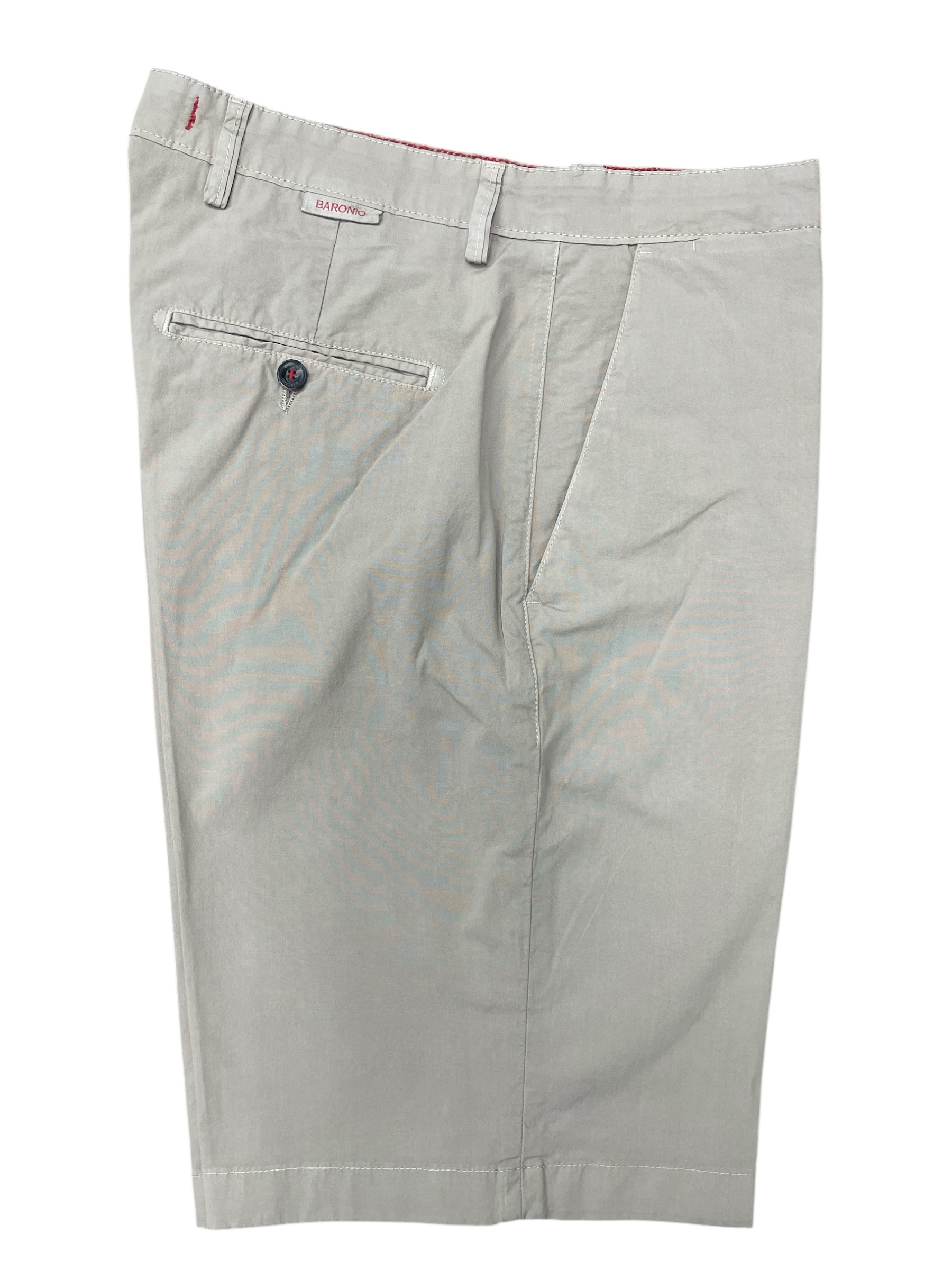 BERMUDA REGULAR FIT IN POPELINE COLOR BEIGE