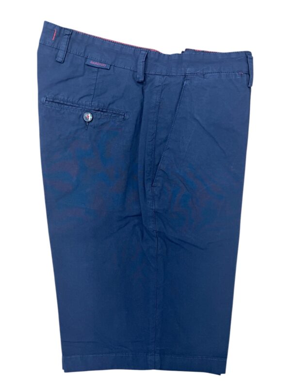 BERMUDA REGULAR FIT IN POPELINE COLOR BLU