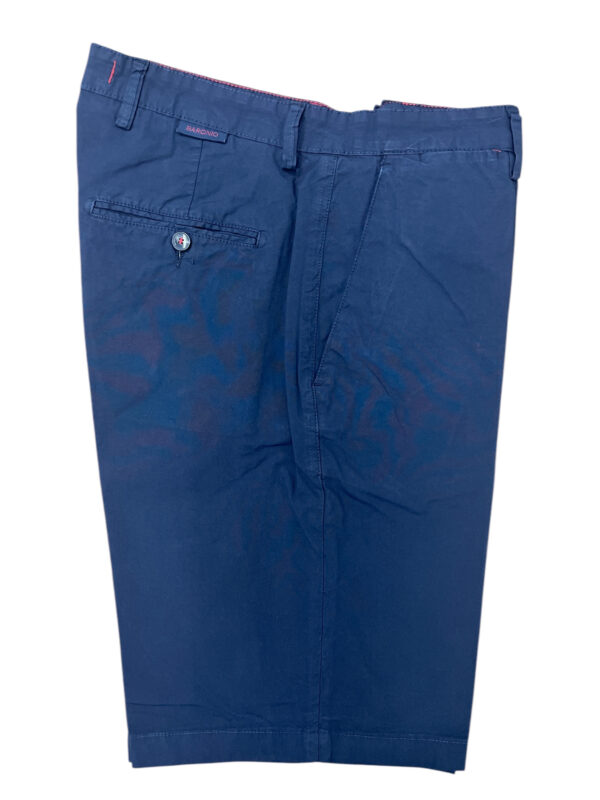 BERMUDA REGULAR FIT IN POPELINE COLOR BLU CHIARO