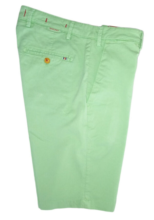 BERMUDA REGULAR FIT TINTA UNITA IN GABARDINE COLOR VERDE