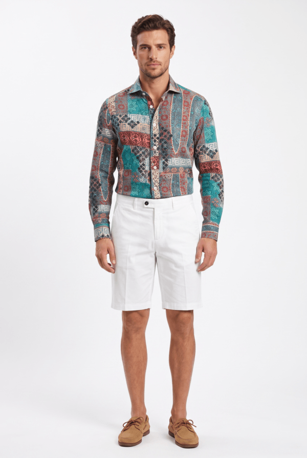 CAMICIA COLLO FRANCESE IN LINO