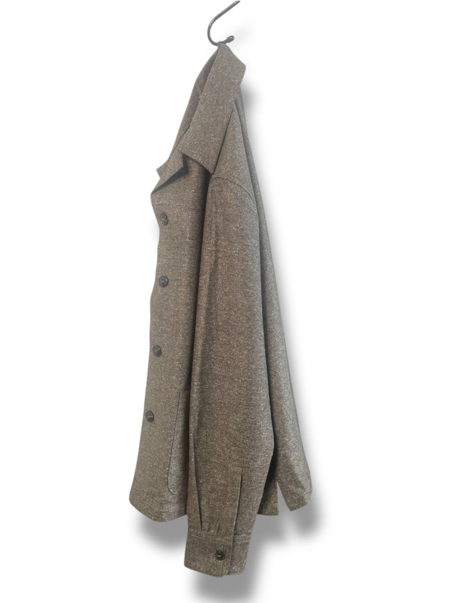 GIACCA CAMICIA COLOR TORTORA