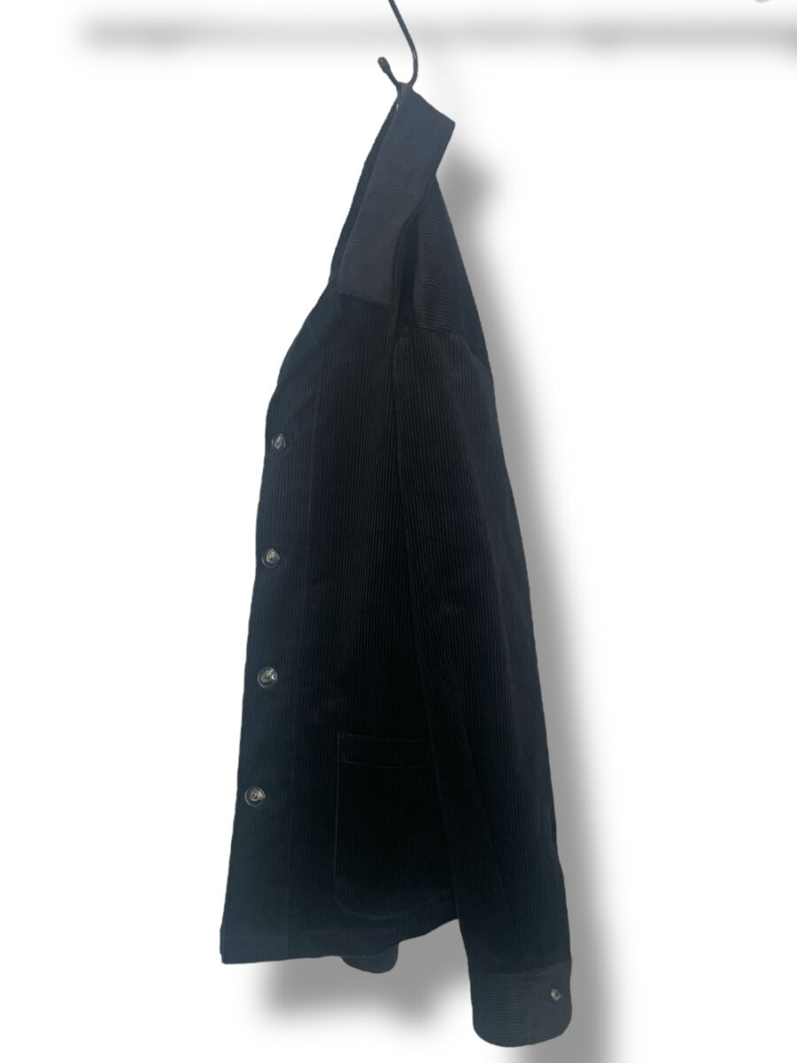 GIACCA CAMICIA IN VELLUTO COLOR NERO
