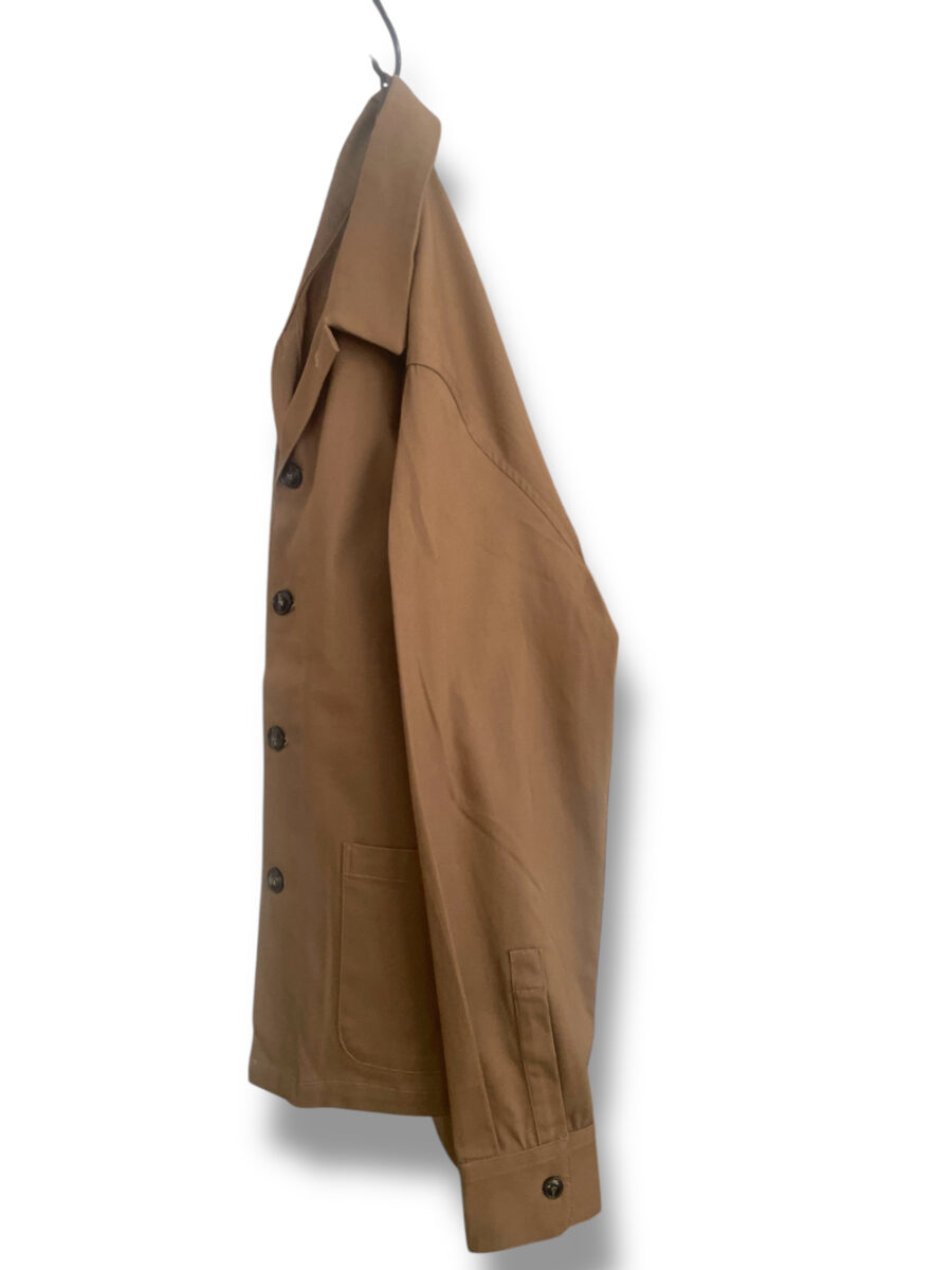 GIACCA CAMICIA IN GABARDINE COLOR TORTORA