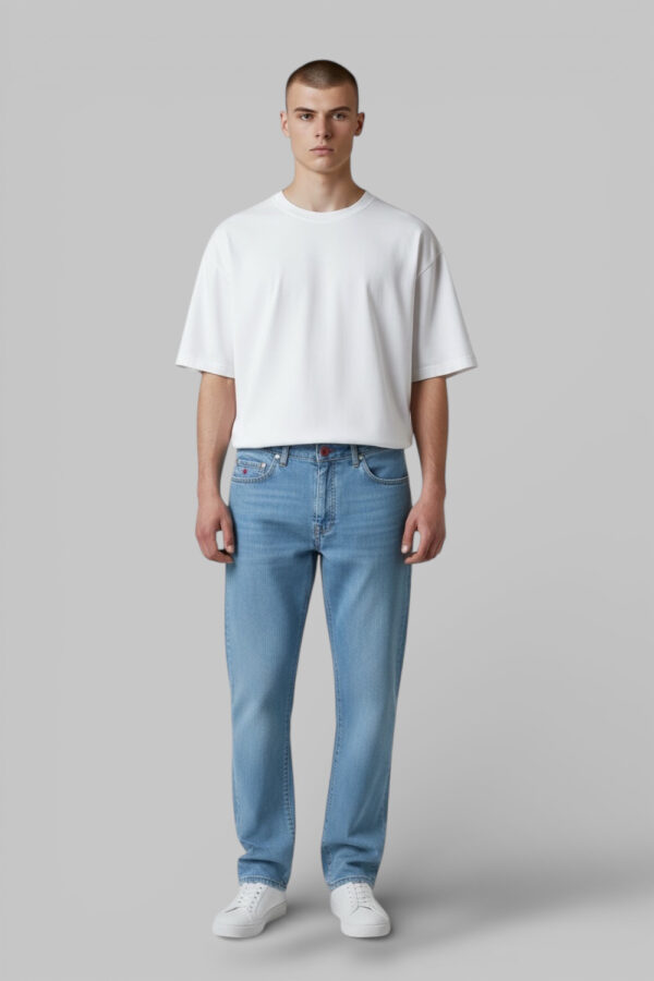 JEANS 5 TASCHE FIT REGULAR LIGHT WASH