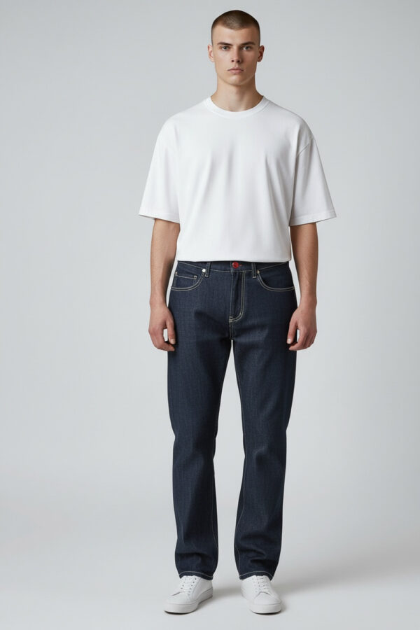 JEANS 5 TASCHE FIT REGULAR DARK WASH