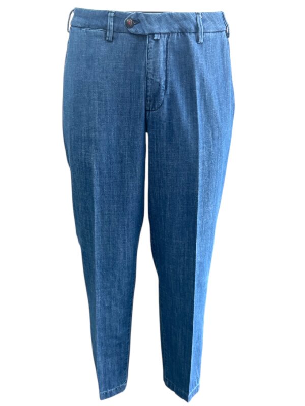 JEANS TASCA AMERICA CON CUCITURE COLOR LIGHT WASH