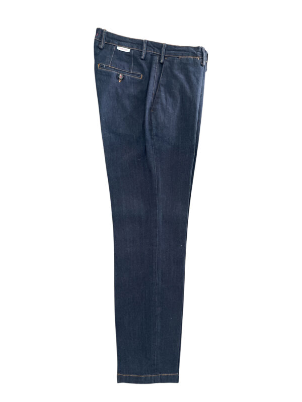 JEANS TASCA AMERICA CUCITURE TABACCO BLU DARK WASH