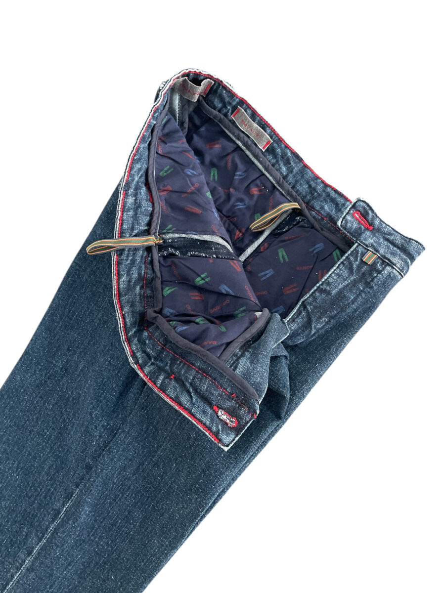 JEANS TASCA AMERICA CUCITURE BLU MEDIUM WASH - immagine 3