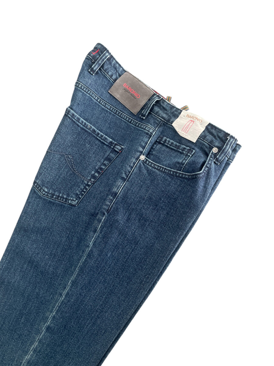 JEANS 5 TASCHE BLU WASH - immagine 2