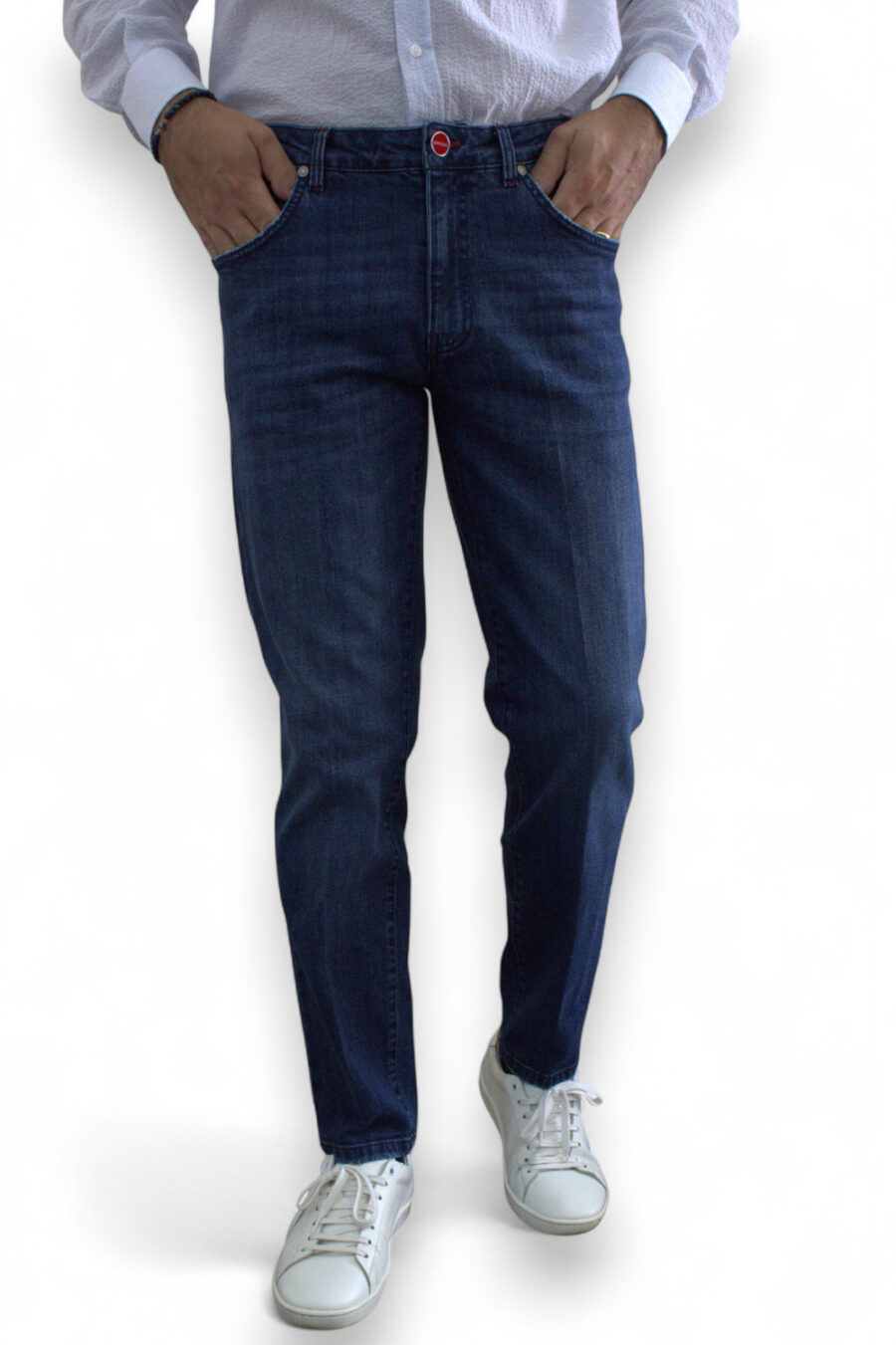 JEANS 5 TASCHE MEDIUM WASH - immagine 4