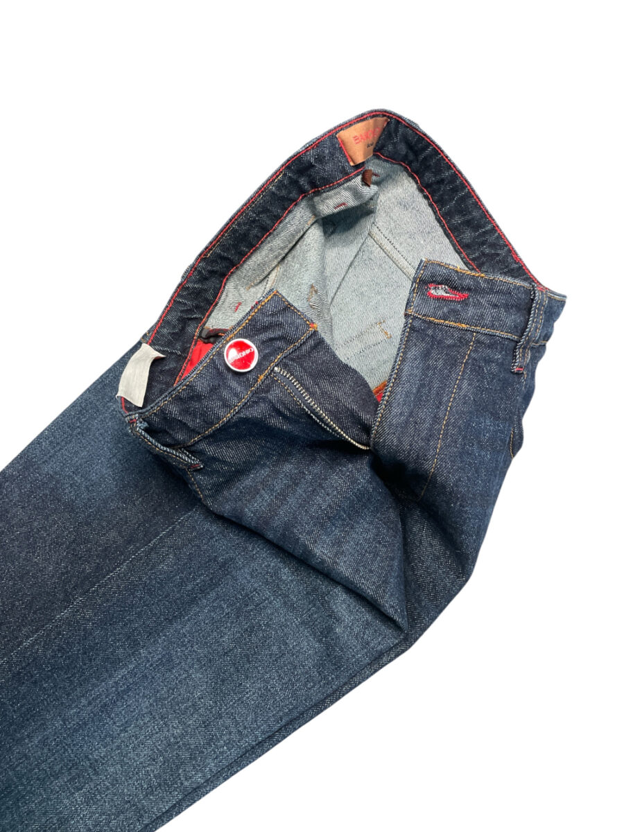 JEANS 5 TASCHE DARK BLU WASH - immagine 3