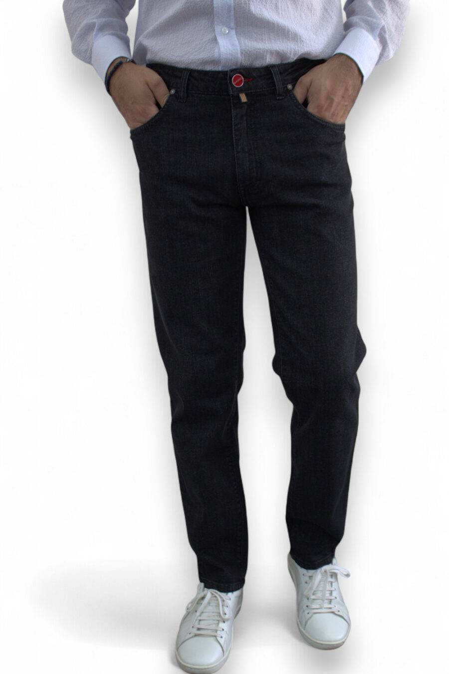 JEANS 5 TASCHE BLACK WASH - immagine 4