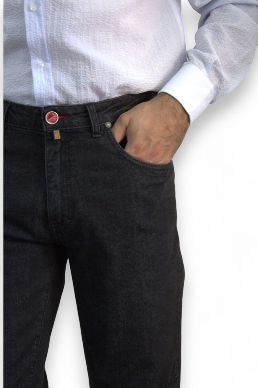 JEANS 5 TASCHE BLACK WASH - immagine 5