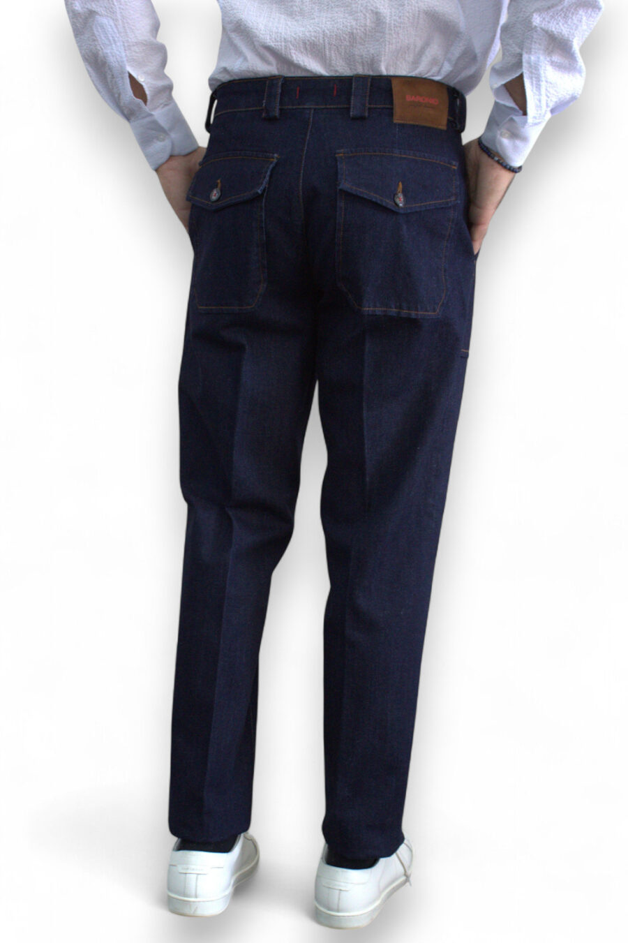 JEANS TASCA AMERICA COMFORT FIT DARK WASH - immagine 6