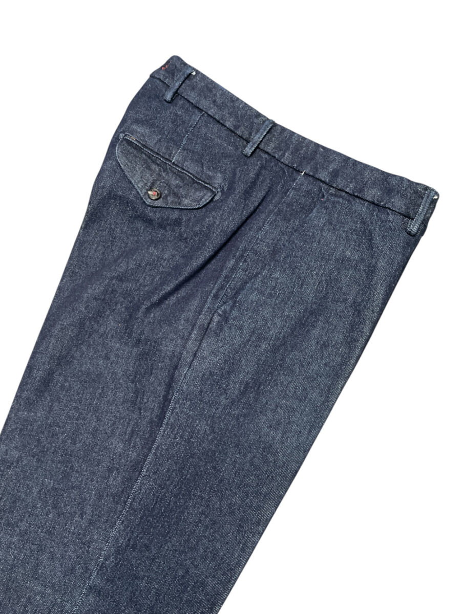 JEANS TASCA AMERICA CON PATTINE SUL RETRO COMFORT FIT MEDIUM WASH - immagine 2