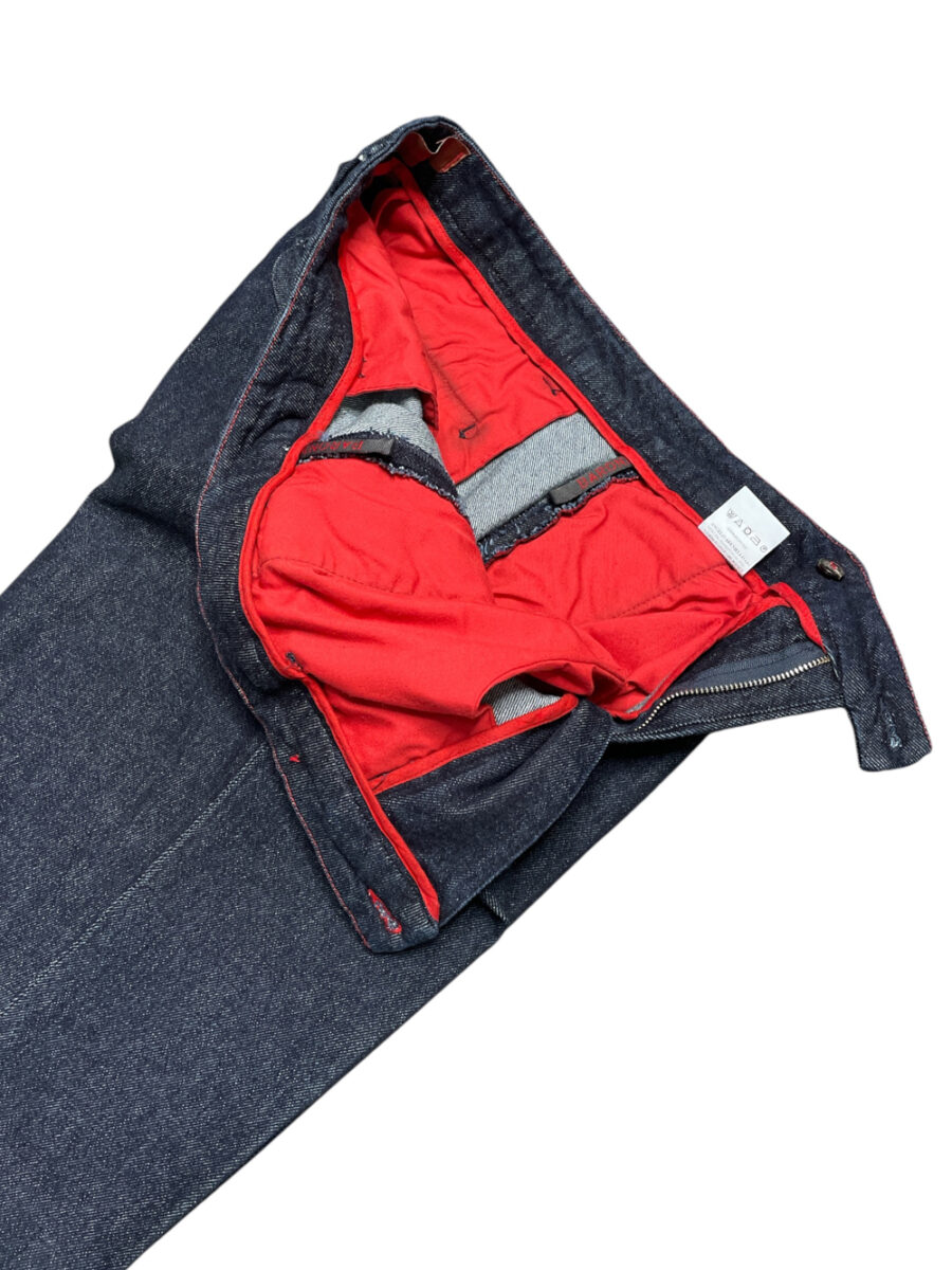 JEANS TASCA AMERICA CON PATTINE SUL RETRO COMFORT FIT MEDIUM WASH - immagine 3