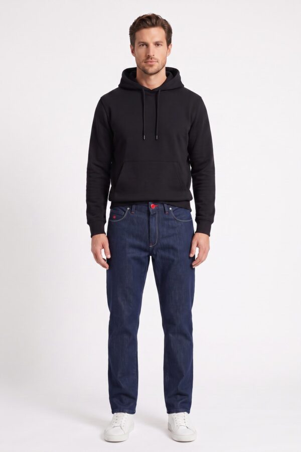 DENIM BLU SCURO CUCITURE BLU COLOR BLU SCURO