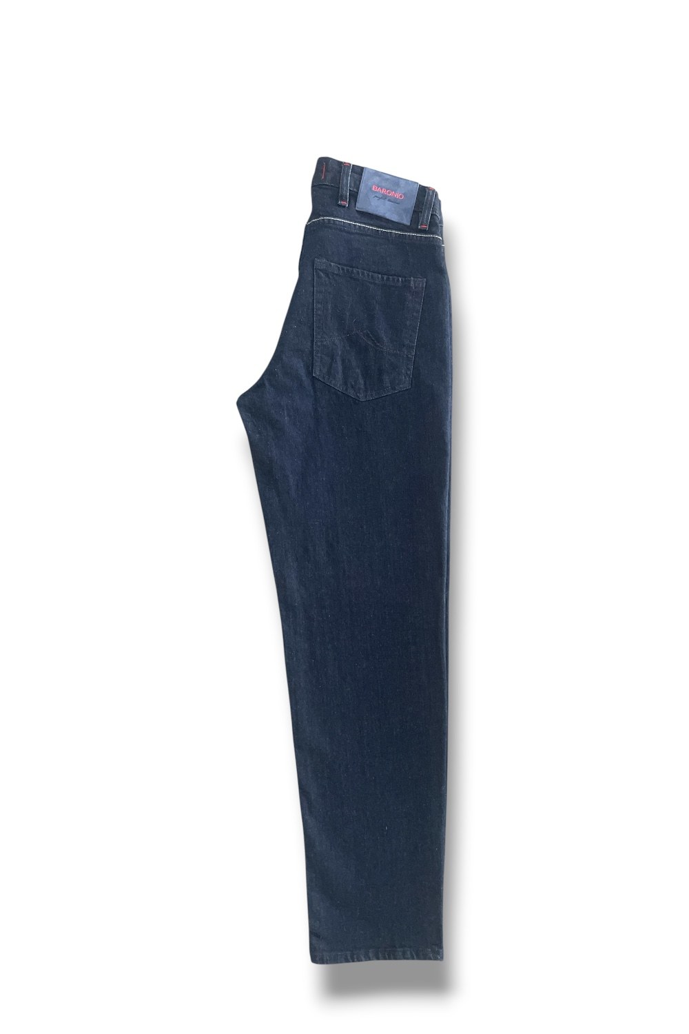 Denim blu scuro cuciture blu Regular fit - immagine 3