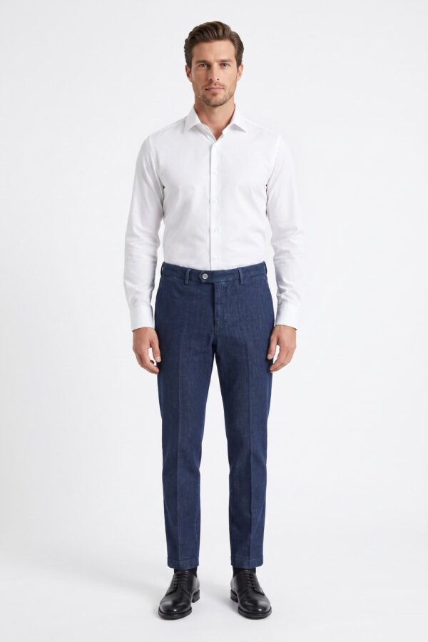 DENIM TASCA AMERICA SLIM FIT COLOR BLU SCURO