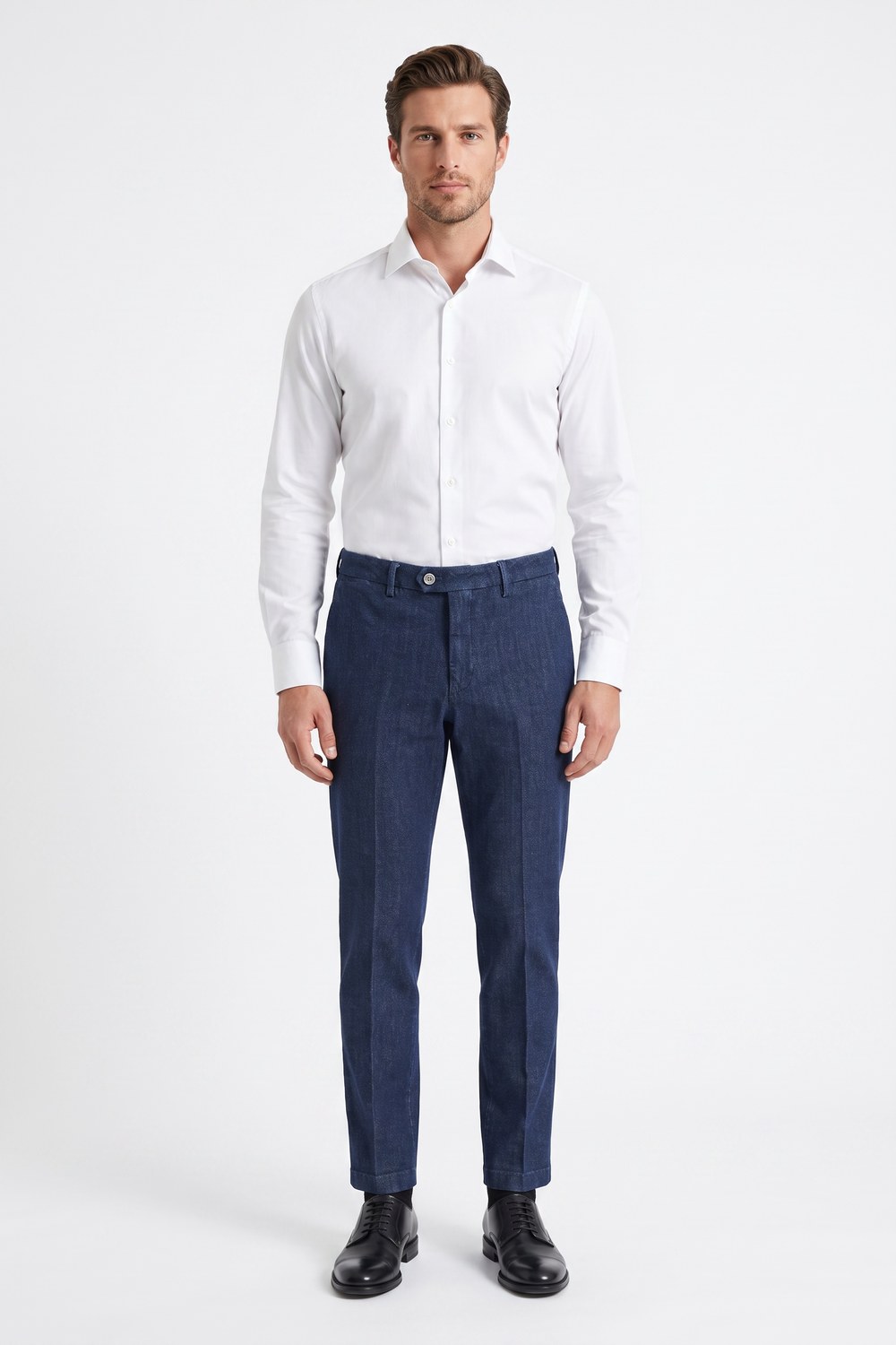 DENIM TASCA AMERICA SLIM FIT COLOR BLU SCURO