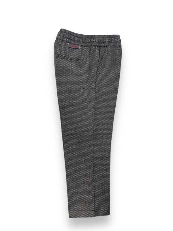 PANTALONE KIDS CON COULISSE A POIS COLOR GRIGIO