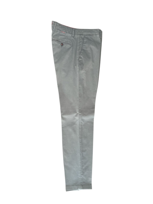 PANTALONE REGULAR FIT IN GABARDINE COLOR GRIGIO MEDIO