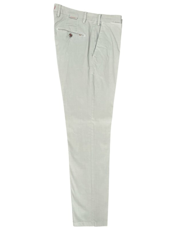 PANTALONE REGULAR FIT IN POPELINE COLOR GRIGIO