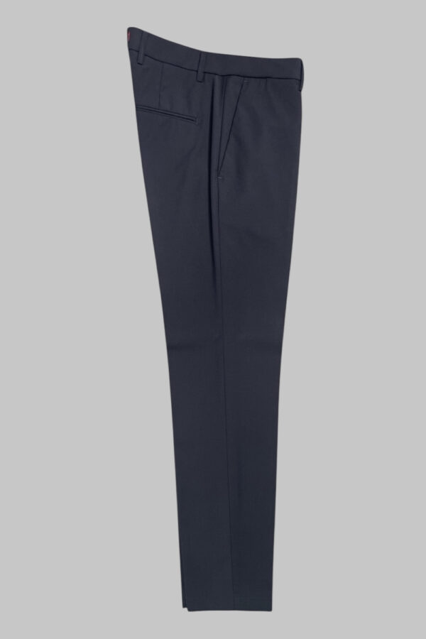 PANTALONE REEF SLIM FIT IN FRESCO LANA COLOR BLU SCURO