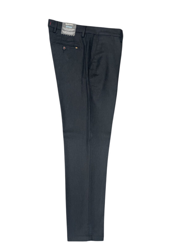 PANTALONE SARTORIALE IN FLANELLA LEGGERA COLOR BLU SCURO
