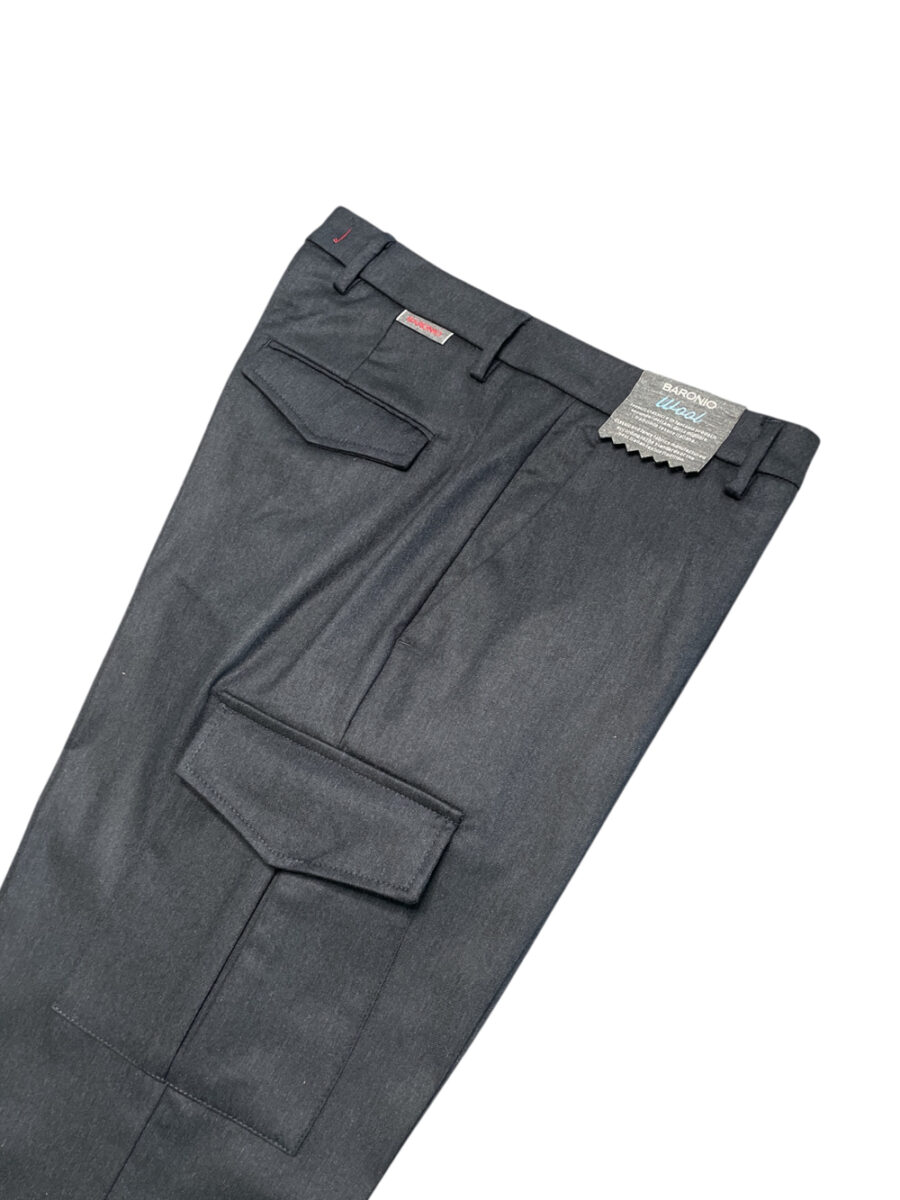 PANTALONE TASCA AMERICA COLOR BLU SCURO - immagine 2