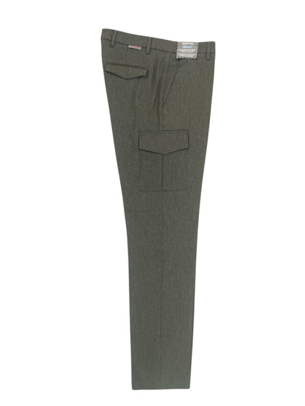 PANTALONE TASCA AMERICA COLOR VERDE MILITARE