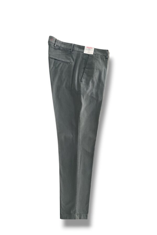 PANTALONE TASCA AMERICA IN GABARDINE SLIM FIT COLOR GRIGIO SCURO-04