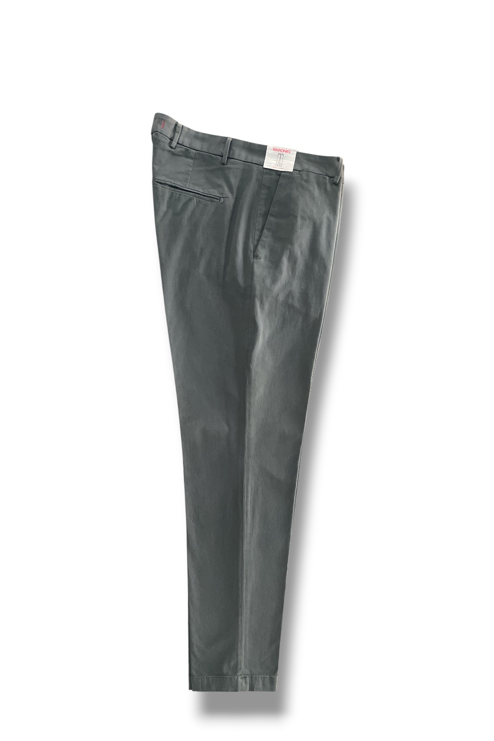 PANTALONE TASCA AMERICA IN GABARDINE SLIM FIT COLOR GRIGIO SCURO-04