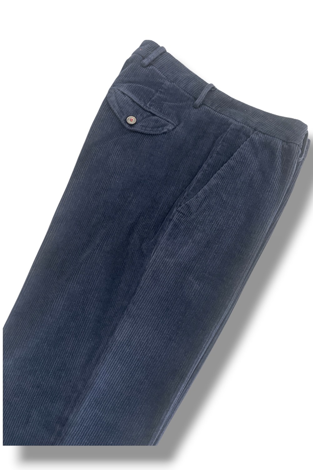 Pantalone tasca america con pattine su retro Comfort fit color blu scuro - immagine 4