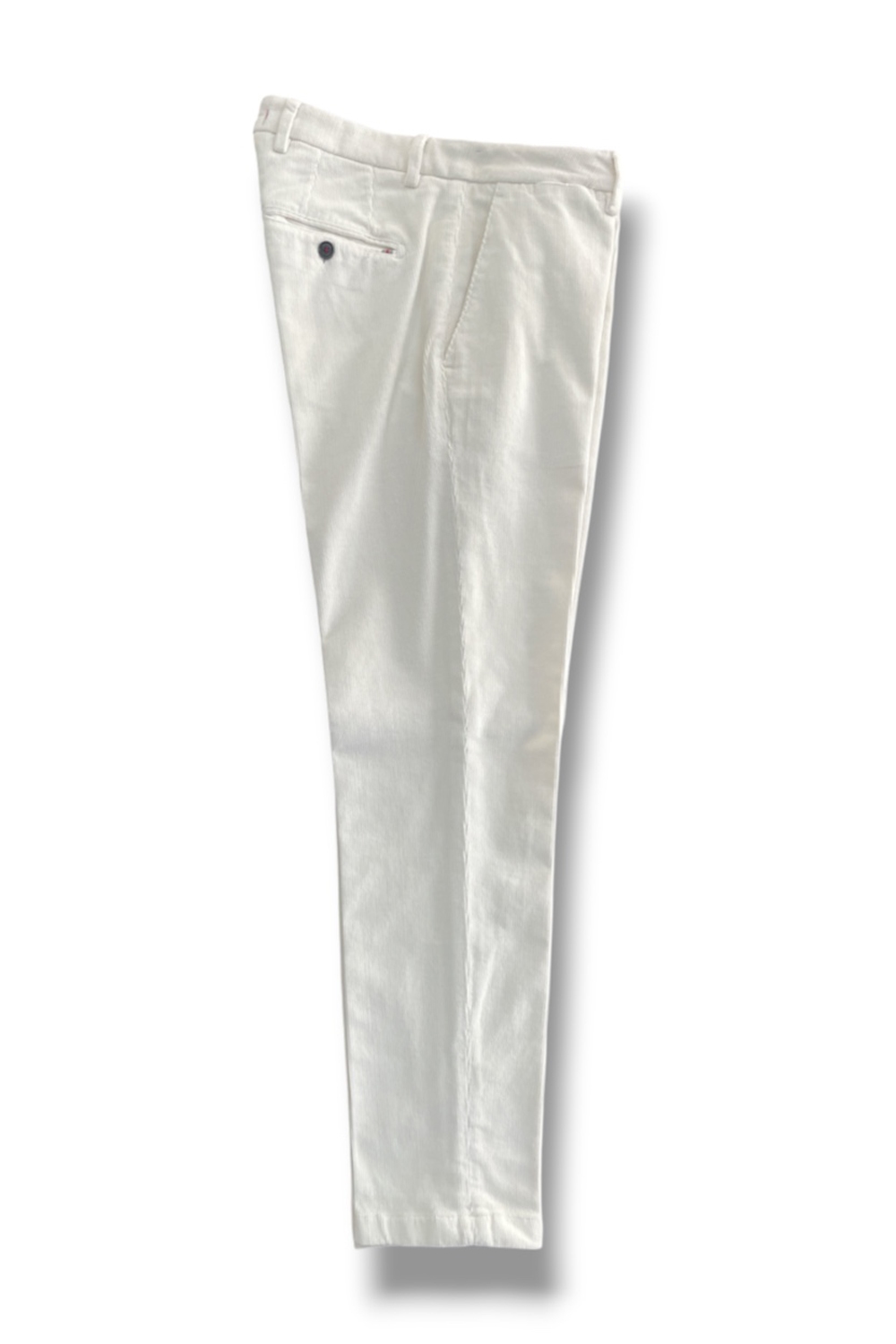 Pantalone in velluto 1000 righe Regular fit color panna